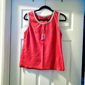 Ohio State Rhinestone Tank XL Y2K Game Day Buckeyes Top
